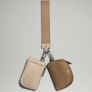 NWT Lululemon Dual Pouch Wristlet Allspice/Trench